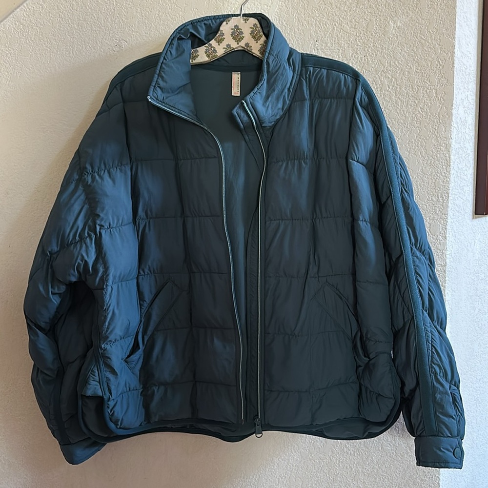 Free People Teal Pippa Packable Puffer Jacket - Picture 11 of 14